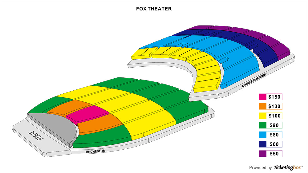 Shen Yun 2013  Seating Chart