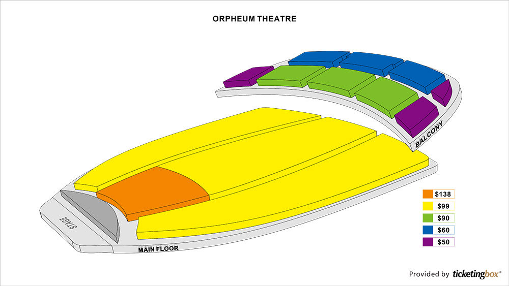 Shen Yun 2013  Seating Chart