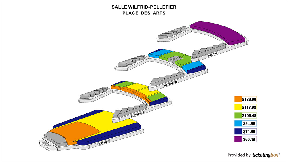 Shen Yun 2013  Seating Chart