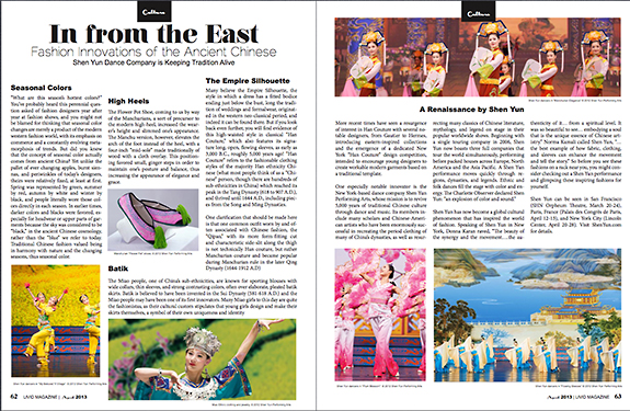 Shen Yun in Livid Magazine