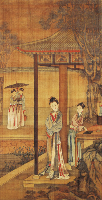 Chinese hair style through centuries - Kaleidoscope effect