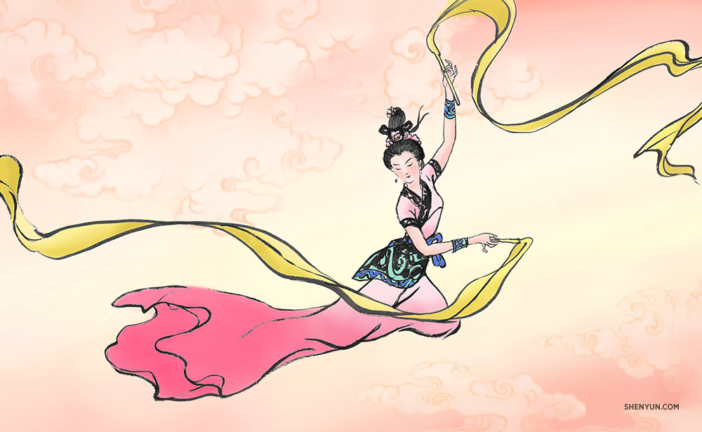 ShenYun Illustration Heavenly Fairy Feitian Header