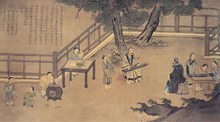 学琴师襄 焦秉贞