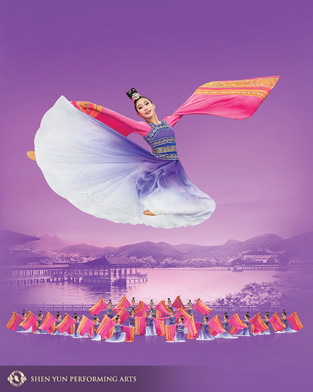 Michelle Lian é destaque no cartaz do Shen Yun Performing Arts de 2019.