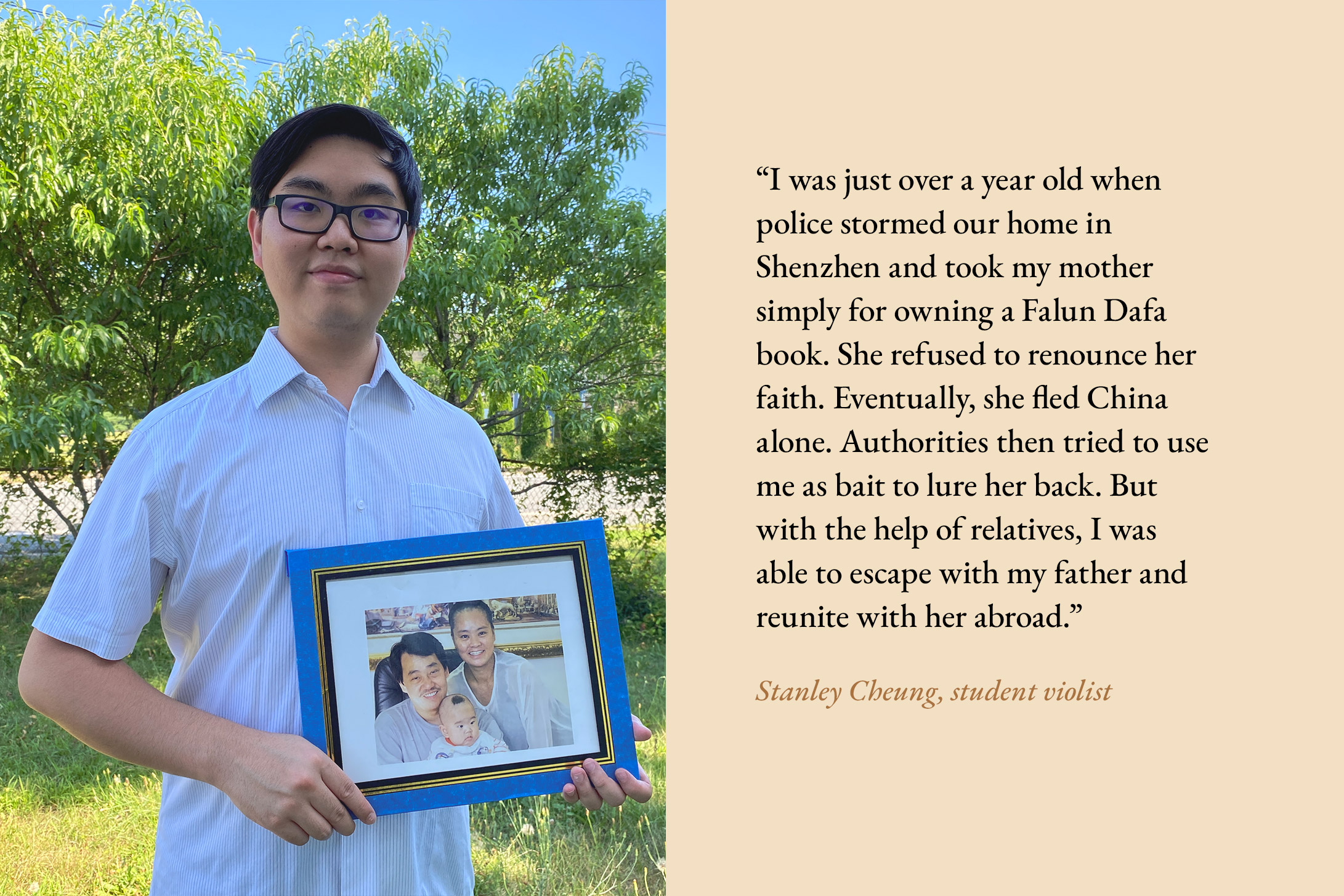 In their own words: <a target='_blank' href='https://www.shenyuncommunity.org/post/stanley-cheung'>read student violinist Stanley Cheung's story here</a>
