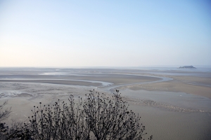 Der Unterschied zwischen Ebbe und Flut kann hier bis zu 14 Meter sein. (TK Kuo)