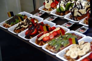 Creative Belgian waffles (Annie Li).