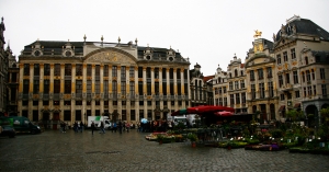 View of the rest of the Plaza on a rainy day (Annie Li).