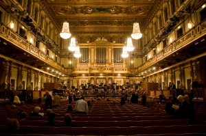 Men en riktigt fin upplevelse f&ouml;r oss var att n&auml;rvara vid en Brahmskonsert i det praktfulla konserthuset Wiener Musikverein. (TK Kuo)