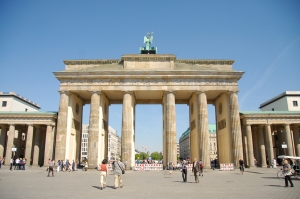 Das Brandenburger Tor von hinten. (TK Kuo)