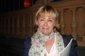 4月27日，瑞典司法大臣Beatrice Ask高兴的观看了神韵在Cirkus剧院的演出。