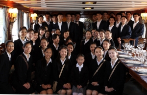 Shen Yun New York Company aboard the presidential USS Sequoia.