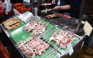 You can find grilled squid almost everywhere in a night market.