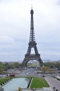 Of course, it wouldn&#039;t be a trip to Paris without a photo with the Eiffel Tower. (Annie Li)