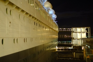 En Los Angeles (bueno, t&eacute;cnicamente Long Beach) nos alojamos en el famoso barco convertido en hotel Queen Mary. (Songtao Feng, Fujifilm XE1)