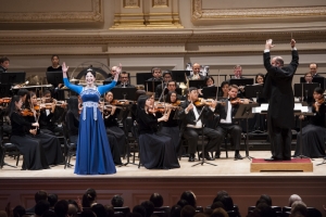 Soprano Min Jiang performs &#039;Heavenly Secret,&#039; conducted by Leif Sundstrup.