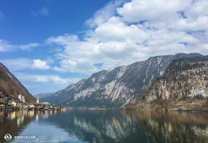 Hallstatt, Rakousko. (fotila Annie Li)
