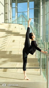 La première danseuse Angelina Wang. (Photo par la danseuse Nancy Wang) 
