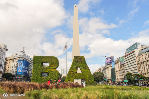 Meanwhile, Shen Yun Touring Company finished their season in Buenos Aires, Argentina.  (photo by Chewy Chen)
