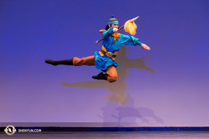 Shen Yun&#039;s Jay Huang, who took first place in the adult male division.