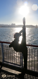 Not to be upstaged by Florida’s sunshine and water views, Daisy Wang shows us how it’s done from San Francisco Fisherman’s Wharf. 
