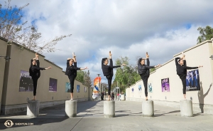 Before heading to Asia, Shen Yun New York Company had one last stop in Southern California, performing in Escondido. (photo by dancer Kexin Li)
