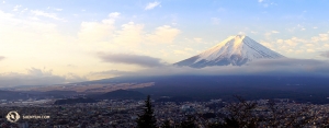 Another shot of Mt. Fuji. (Photo by Kenji Kobayashi)