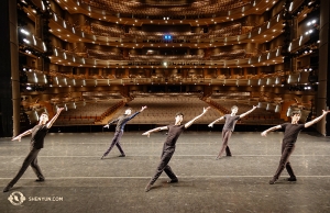 On stage at the beautiful 11-year-old Four Seasons Centre for the Performing Arts. (Photo by Jeff Chuang)