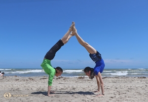 Am Strand in Texas. (Foto: Kaidi Wu)
