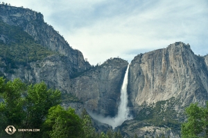 The upper part of Yosemite Falls. (Photo by Lily Wang)
