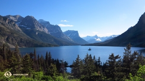 Wild Goose Island, au Parc national des glaciers, Montana. (Photo de Kexin Li)
