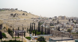 Area along the southern part of Temple Mount, leading to the City of David. (Photo by percussionist Tiffany Yu)
