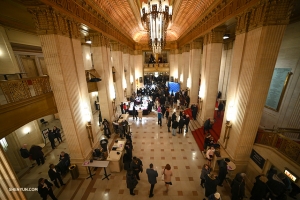 De Civic Opera House is open sinds 1929 en ontvangt Shen Yun voor vijf voorstellingen, 27-30 dec. (Foto door projectioniste Annie Li)
