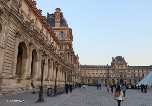 Located in the city’s center, the Louvre is visited by about 15,000 people every day. (Photo by dancer Nick Zhao)
