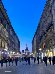 <p>Buona notte, Milano ! (Photo d’Angelia Wang)</p>