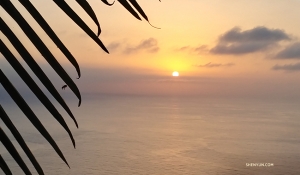 The sun sets on another beautiful day in Tenerife.