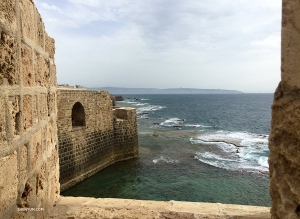 MC Leeshai Lemish returned to Israel, where he grew up, and visited the city of Acre. These sea walls defended the city from Napoleon’s siege in 1799, dealing a critical blow to Bonaparte’s attempt to conquer the East.