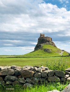 England's 16th-century Lindisfarne Castle atop Holy Island's highest point. (Photo by Victoria Zhou)