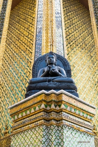 ...with its magnificent architecture and many Buddhist statues throughout.