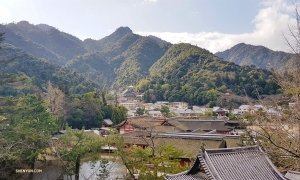 Una visita all'isola giapponese di Itsukushima offre viste più belle. (Foto di Juraj Kukan)