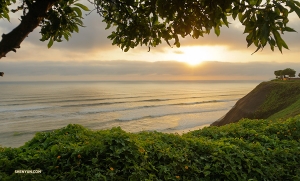 Miraflores dikenal sebagai salah satu distrik paling makmur di Lima. (Foto oleh Kexin Li)