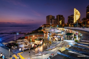 Miraflores has some nice upscale shopping to peruse. It is among the three most affluent districts of Lima. (Photo by Tony Xue)