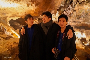 Od lewej tancerze Kelvin Diao, Roy Chen i Daniel Xu. 