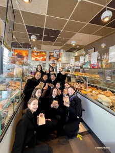 We were spoilt for choice at a bakery in Nantes, France. 