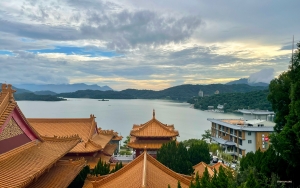 Between performances, the group had a chance to visit the famous Sun Moon Lake.