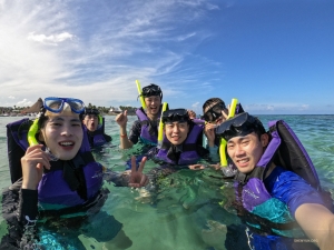 ...avant d'explorer les récifs coralliens de Cancun !