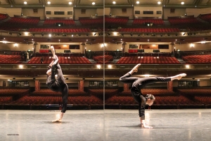 On démarre la nouvelle saison avec force ! La danseuse Anna Wang se prépare pour deux représentations à guichets fermés à Édimbourg, Royaume-Uni.