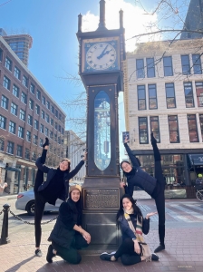 Standing tall and proud, this antique-style clock in Vancouver, Canada, has been marking time since 1977 and is powered by steam & whistles.