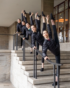 These dancers know that when it comes to following their dreams, there's no room for compromise. Here they reach for the sky, one toe at a time.