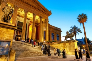 Teatro Massimo in Palermo, Italien